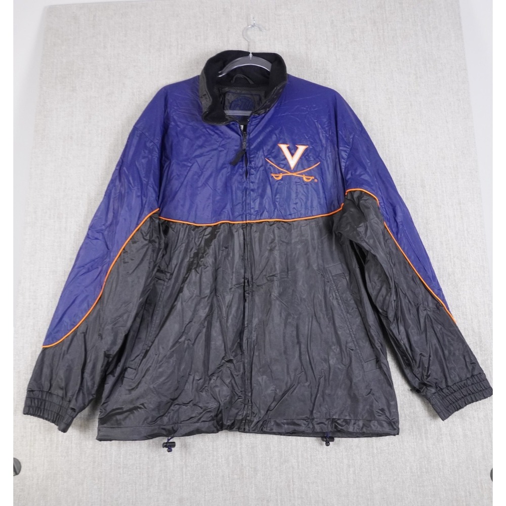 Virginia Cavaliers Global Identity Mens Purple Black Jacket Full Zip Size Large